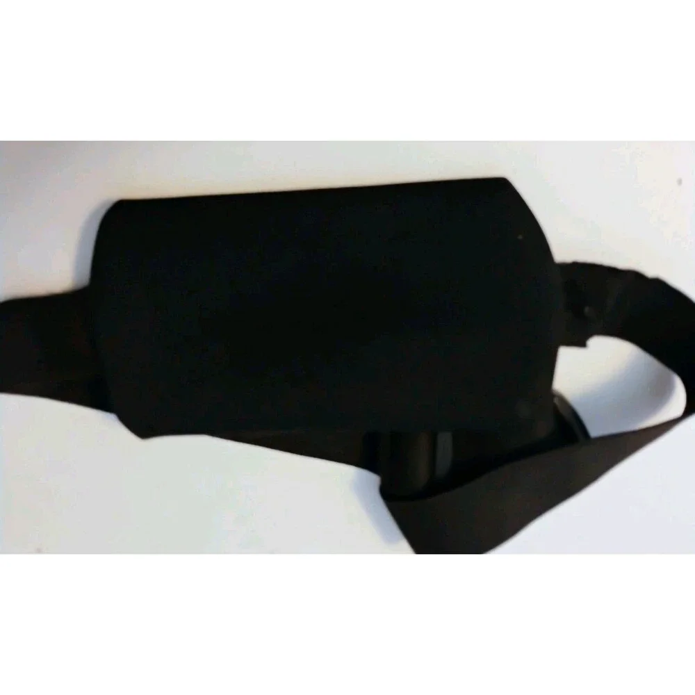MANSCAPED Slim Travel Belt Pouch Storage Case Black Elastic Waist Pack